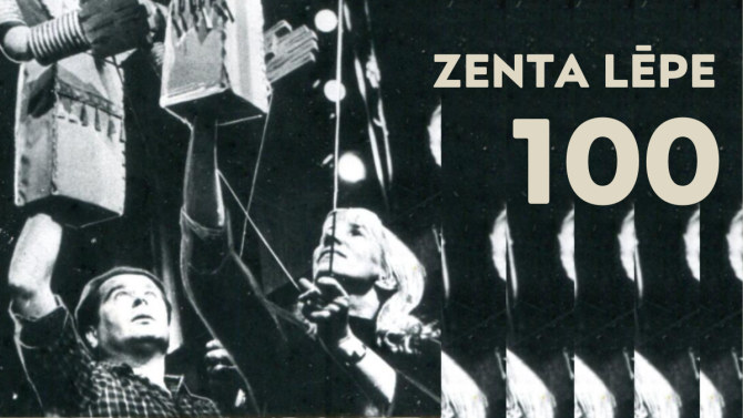 Leļļu teātra aktrisei Zentai Lēpei 100